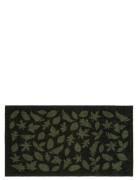 Tica Copenhagen Floormat Polyamide, 120X67 Cm, Leaves Design Grön