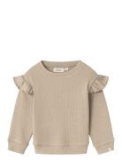 Lil'Atelier Nmfsophia Ls Loose Top Lil Beige