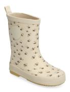 Gumboots™ Shoes Rubberboots High Rubberboots Cream Pom Pom