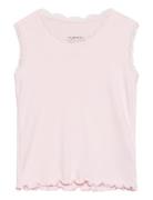 Huttelihut Tank Top Rib Rosa