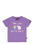 Lwtay 201 - T-Shirt S/S Tops T-shirts Short-sleeved Purple LEGO Kidswe...