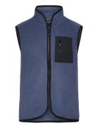 Color Kids Fleece Waistcoat Blå