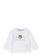 GANT Archive Sheild Ls T-Shirt Vit