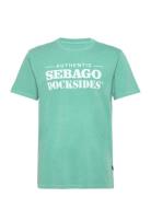 Dks Outwashed Tee Tops T-shirts Short-sleeved Green Sebago