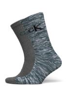 Calvin Klein Ckj Sock 2P Slub Grå