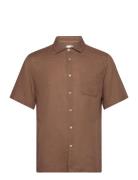 Mango Regular-Fit Linen Shirt With Pocket Brun