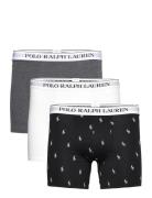 Polo Ralph Lauren Underwear Stretch Cotton Boxer Brief 3-Pack Svart