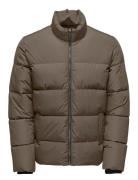 ONLY & SONS Onsmelvin Life Puffer Jacket Otw Vd Brun