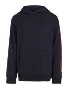 Tommy Hilfiger Tape Regular Hoodie Marinblå