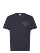 GANT Garment Washed Tshirt Marinblå