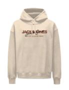 Jack & J S Jjalvis Sweat Hood Kräm