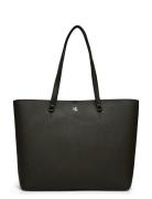 Lauren Ralph Lauren Crosshatch Leather-Karly-Tte-Lrg Svart