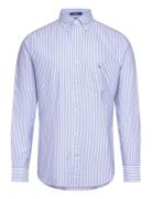 GANT Reg Oxford Stripe O.shield Shirt Blå