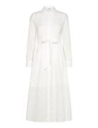 Bubbleroom Michele Broderie Anglaise Dress Vit