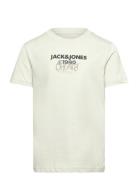 Jack & J S Jorbushwick Tee Ss Crew Neck Fst Jnr Kräm