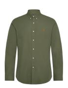 Polo Ralph Lauren Slim Fit Stretch Poplin Shirt Khaki Green