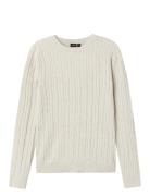 LMTD Nlmhabel Ls O-Neck Knit Kräm