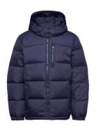 Ralph Lauren Kids Ripstop Down Hooded Jacket Marinblå