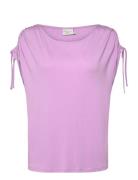 Kaffe Curve Kcnanja Jersey Top Rosa