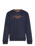 Jack & J S Jjferris Sweat Crew Neck Mni Marinblå