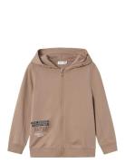 Name It Nkmhalukas Ls Sweat Card Wh Unb Beige