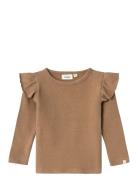 Lil'Atelier Nmfthoro Ls Slim Top Lil Brun