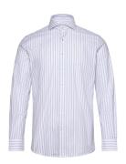 Lindbergh Black 1927: Striped Shirt L/S Blå