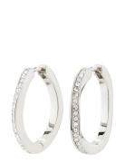 Pilgrim True Recycled Hoop Earrings Silver