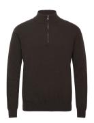 Oscar Jacobson Patton Half Zip Brun