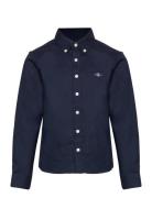 GANT Shield Oxford Bd Shirt Marinblå