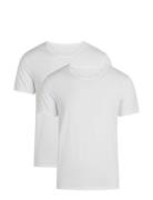 URBAN QUEST 2-Pack Men Bamboo S/S Undershirt Vit