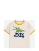 Bobo Choses Talking Crocodile T-Shirt Vit