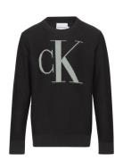 Calvin Klein Monogram Reg. Sweater Svart