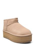 UGG W Classic Ultra Mini Platform Beige