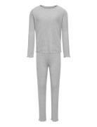 Kids Only Kogmunte Loungewear L/S Pant Set Jrs Grå