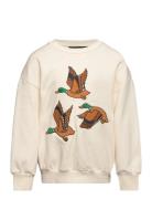 Mini Rodini Ducks Emb Sweatshirt Kräm