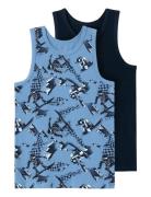 Name It Nkmtank Top 2P Snowboard Noos Blå