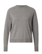 Lexington Clothing Freya Cotton/Cashmere Sweater Grå