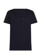 Tommy Hilfiger Essential Solid Pocket Tee Marinblå