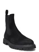 Les Deux Tatum Suede Chelsea Boot Svart