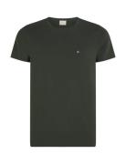 Calvin Klein Stretch Slim Fit T-Shirt Khaki Green