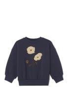 Garbo&Friends Flos Navy Sweatshirt Baby Marinblå