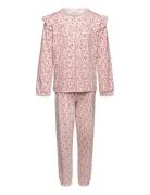 Minymo Pyjamas Ls Set Aop Rosa