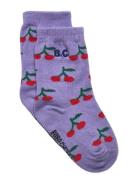 Bobo Choses Baby Cherry All Over Short Socks Lila