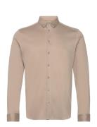 Mos Mosh Gallery Mmgmarco Jersey Shirt Beige