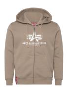 Alpha Industries Basic Zip Hoodie Beige