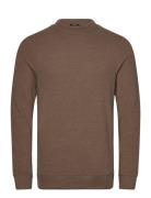 Denham Mens Pullover Lg. Sleeve Crew-Neck Brun