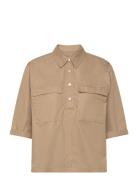 Mads Nørgaard Alto Twill Hera Shirt Beige