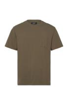 Clean Cut Copenhagen Clean Formal Stretch T-Shirt Khaki Green