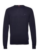 Tommy Hilfiger Pima Org Ctn Cashmere Crew Neck Marinblå